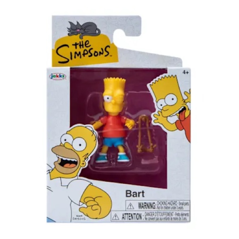 Jakks Pacific The Simpsons Bart Action Figure - Red and Yellow
